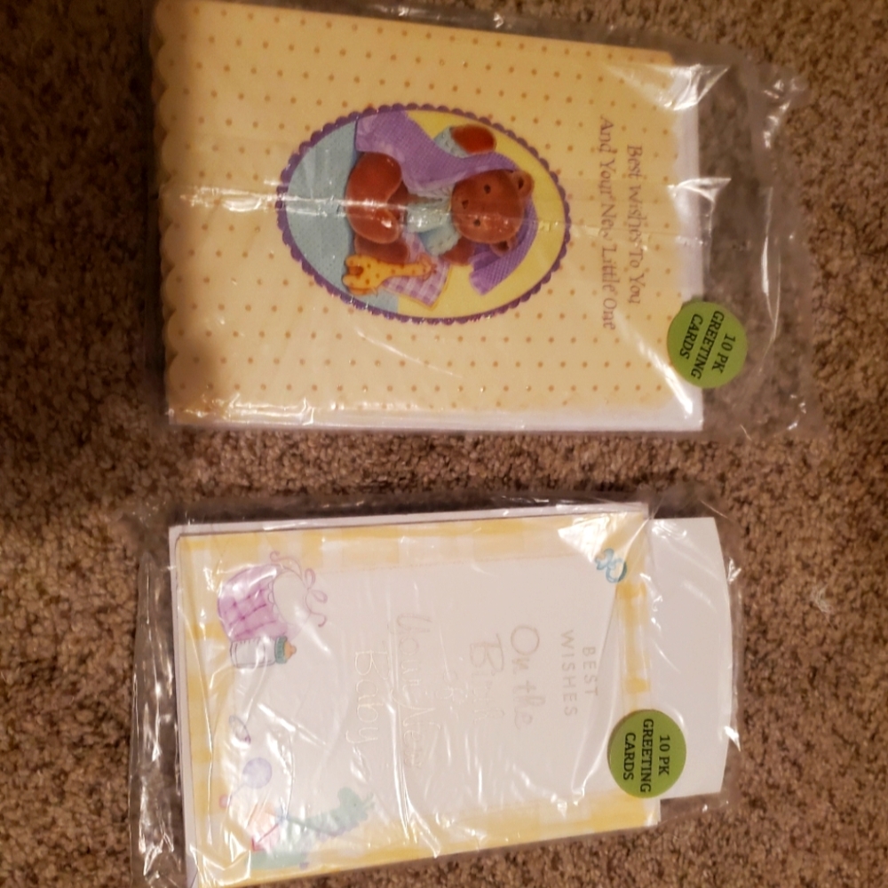 20x Baby Best Wishes Cards for boy or girl
